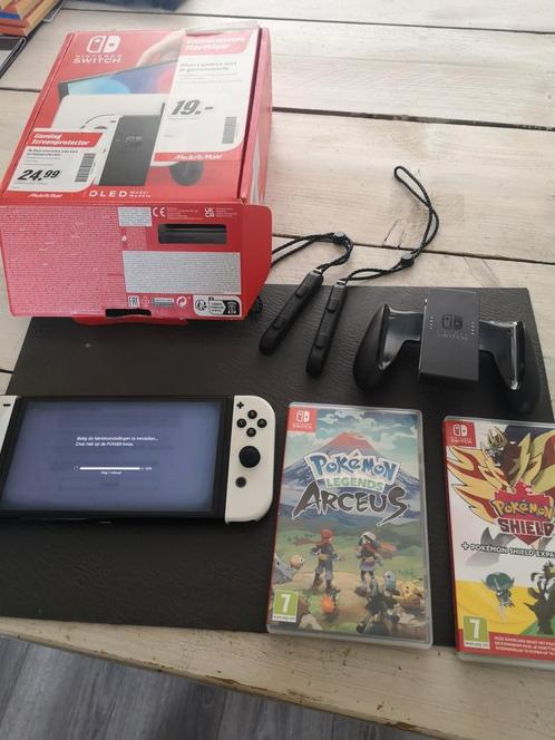 Switch OLED, Spelcomputers en Games, Spelcomputers | Nintendo Switch, Zo goed als nieuw, Switch OLED, Met 1 controller, Ophalen