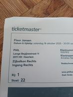 Floor jassen vanavond Haarlem, Tickets en Kaartjes, Twee personen