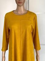 J44 Suedine jurk maat 40=M jurkje oker-geel, Maat 38/40 (M), City Life, Geel, Ophalen of Verzenden