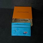 Louis vuitton cardholder blue lagoon, Ophalen of Verzenden, Zo goed als nieuw, Blauw, Overige merken
