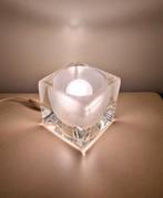 Peil & Putzler kubus lamp tafellamp ice cube glas zeer mooi, Ophalen, Modern tijdloos design, Minder dan 50 cm, Glas