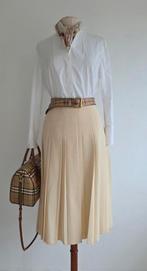 Pauw Escada plooirok 100% wol winterwit 42, Verzenden, Maat 42/44 (L), Pauw Escada, Zo goed als nieuw