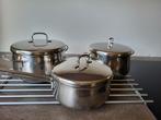 Fissler kookpannen, Ophalen of Verzenden, Gebruikt, Rvs, Pannenset