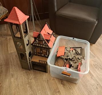 Vintage Playmobil vakwerk huizen kasteel etc beschikbaar voor biedingen