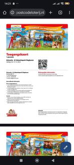 Slagharen kaartjes te koop!, Eén persoon, Ticket of Toegangskaart