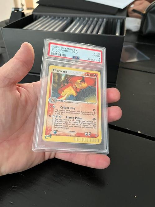 Charizard ex dragon psa graded, Hobby en Vrije tijd, Verzamelkaartspellen | Magic the Gathering, Gebruikt, Losse kaart, Ophalen of Verzenden