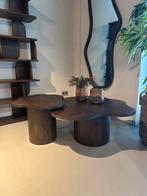Salontafel Organisch Walnoot bruin | Mangohout, Nieuw, Ophalen of Verzenden, X, X