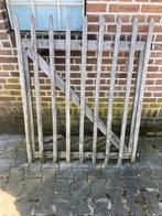 Eiken hek poort, Ophalen, Hout, Tuinhek