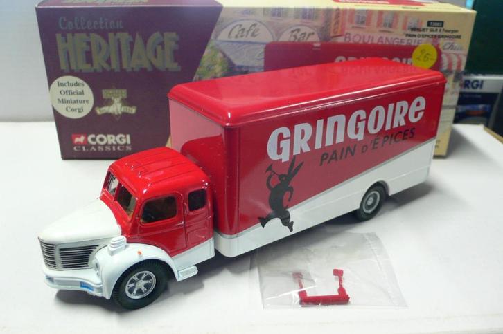 berliet glr 8 fourgon pain d espices gringoire -corgi 1/50, Hobby en Vrije tijd, Modelauto's | 1:50, Nieuw, Bus of Vrachtwagen