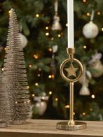 Nieuw   gouden  Riviera maison  kerst  kaarsen standaard, Diversen, Kerst, Ophalen of Verzenden, Nieuw