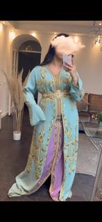TE HUUR Takchita Takshita Marokkaanse Caftan Kaftan, Ophalen of Verzenden, Zo goed als nieuw, Blauw, Overige typen