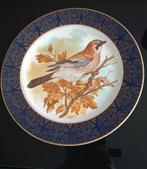 Antiek bord met Vlaamse gaai - Craquelé, Ophalen of Verzenden