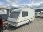 Swift Toscane 390EK enkele bedden + tent+luifel, Koelkast, Tot en met 2, Bedrijf, Treinzit