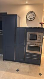 Keukenkast met oven, magnetron & koel- vries combinatie, Huis en Inrichting, Keuken | Keukenelementen, Ophalen, Gebruikt, 50 tot 100 cm