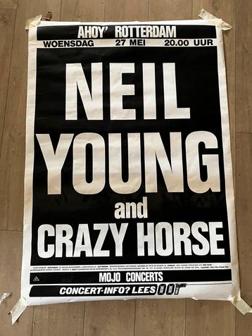 NEIL YOUNG AND CRAZY HORSE 1987 LIFE TOUR ORIGINAL ROTTERDAM beschikbaar voor biedingen