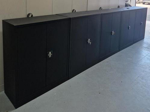 Archiefkasten Zwart, Huis en Inrichting, Kasten | Roldeurkasten en Archiefkasten, Gebruikt, 50 tot 100 cm, 25 tot 50 cm, Ophalen