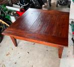 Koloniale Salontafel 120x120cm, Gebruikt, Koloniaal, Vierkant, Minder dan 50 cm