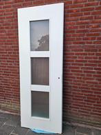 Jan des Bouvrie opdekdeur 83 x 231,5 melkglas Rechts, 80 tot 100 cm, 215 cm of meer, Binnendeur, Ophalen of Verzenden