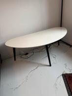 Stijlvolle Salon Tafel, Ovaal, Kunststof, Gebruikt, 50 tot 100 cm