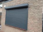 Rolluikken - antraciet blauw elektrisch 170 breed en 100 cm, Ophalen, Gebruikt, 100 tot 150 cm, 200 cm of meer