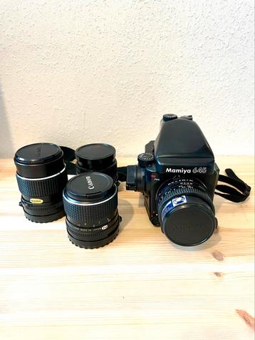 Mamiya 645 pro met 4 lenzen beschikbaar voor biedingen