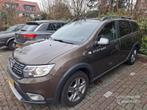 Dacia Logan MCV 0.9 Tce 90pk Easy-r S&S Stepway 2018 Bruin, 898 cc, Stof, Zwart, 580 kg