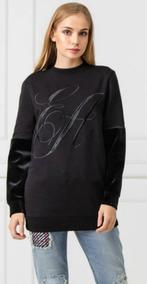 Armani Zwarte trui met logo, Armani, Zwart, Maat 42/44 (L), Ophalen of Verzenden