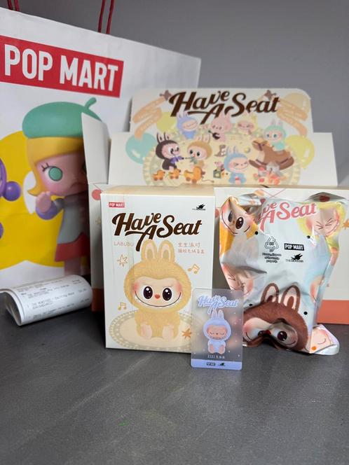 Pop mart Labubu Have a Seat ”ZIZI” (origineel nieuw in doos), Verzamelen, Poppetjes en Figuurtjes, Nieuw, Ophalen of Verzenden