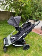 Mountain Buggy Duet - duo dubbele kinderwagen - met reiswieg, Verstelbare duwstang, Zo goed als nieuw, Combiwagen, Ophalen