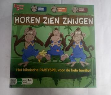Horen zien en zwijgen - bordspel het hilarische partyspel beschikbaar voor biedingen