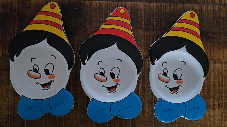 Adriagel 3 vintage kommen pinokkio jaren 50, Huis en Inrichting, Keuken | Servies, Zo goed als nieuw, Kom(men), Overige stijlen