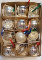 oude kerstballen zilver wit, Diversen, Ophalen of Verzenden, Gebruikt