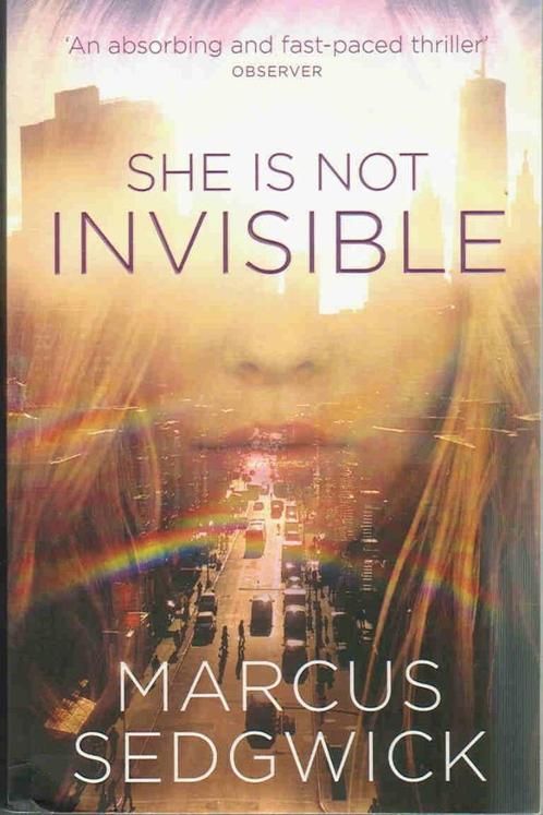 Marcus Sedgwick - She is not Invisible, Boeken, Taal | Engels, Zo goed als nieuw, Ophalen of Verzenden