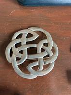 Vintage St. Justin Pewter Keltische Broche, Sieraden, Tassen en Uiterlijk, Broches, Ophalen of Verzenden, Zo goed als nieuw, Overige materialen