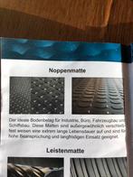 Noppenmat, rubber, 7m2, grijs, nieuw op rol. Goede kwaliteit, Ophalen, Overige typen, Nieuw, Minder dan 10 m²