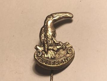 Metalen AVIFAUNA VOGELPARK Speld (Metaalkleur). beschikbaar voor biedingen