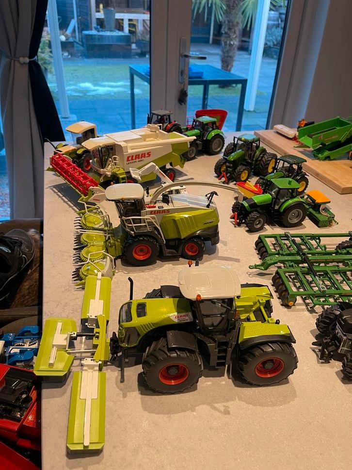 Siku 1:32 Verzameling Tractoren en Machines te Koop, Verzamelen, Speelgoed, Gebruikt, Ophalen of Verzenden