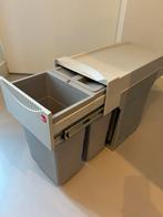 Hailo Tandem de Luxe Inbouw Prullenbak - 3x10L, Ophalen, Zo goed als nieuw