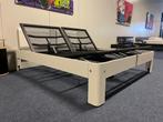 Elektrische Auping Auronde 1500 deelbaar (180x200cm)., Ophalen, Verstelbaar, Wit, Tweepersoons