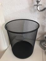 Metalen prullenbak zo goed als nieuw, Ophalen of Verzenden, Zo goed als nieuw, Rvs, Minder dan 50 cm