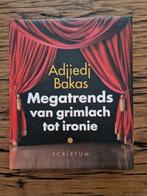 Megatrends van grimlach tot ironie - Adjiedj Bakas, Ophalen of Verzenden, Zo goed als nieuw, Adjiedj Bakas, Anekdotes en Observaties