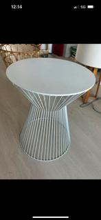 Bijzettafel van woood suus, Huis en Inrichting, Tafels | Bijzettafels, Ophalen, Zo goed als nieuw, Rond, Minder dan 55 cm