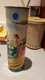 tk:leuk, oud nostalgisch ART DECO PATRIA cream crackers BLIK, Ophalen of Verzenden, Gebruikt, Overige, Overige merken