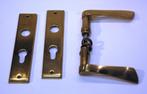 messing klinken en slotplaten, Doe-het-zelf en Verbouw, Hang- en Sluitwerk, Ophalen of Verzenden, Gebruikt, Koper of Messing, Klink of Kruk