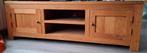 Massief Teakhouten TV meubel, Huis en Inrichting, Kasten | Televisiemeubels, Ophalen, 150 tot 200 cm, Teakhout, Zo goed als nieuw