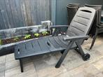 Florabest Ligbed inklapbaar met stoelbeschermer nieuw, Tuin en Terras, Ligbedden, Ophalen of Verzenden, Zo goed als nieuw, Kunststof