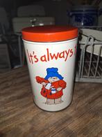Vintage blik Beertje Paddington Douwe Egberts 1995, Ophalen, Gebruikt, Overige, Overige merken