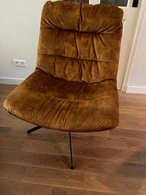 Kolony, draai fauteuil, okergeel (2 stuks), Huis en Inrichting, Fauteuils, Zo goed als nieuw, Stof, 50 tot 75 cm, Minder dan 75 cm