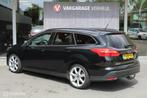 Ford Focus Wagon 1.0 Titanium Edition|125Pk|Trekhaak|Navi, Gebruikt, Euro 6, Zwart, Handgeschakeld