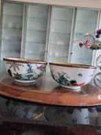 Antieke Chinese Kommen met Haan Motief (2 stuks), Antiek en Kunst, Antiek | Porselein, Ophalen of Verzenden